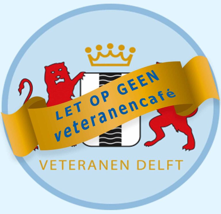 Let op: 25 juni GEEN Veteranencafé